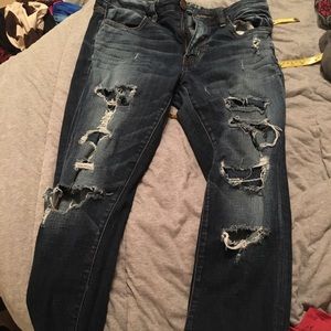 AE distressed skinny
